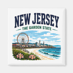 Imán Aventura en la costa de Nueva Jersey