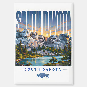 Imán Aventura Escénica del Monte Rushmore de Dakota del