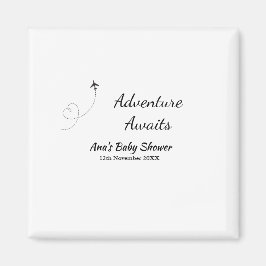 Imán Aventura espera a la ducha de bebé añadir el nombr