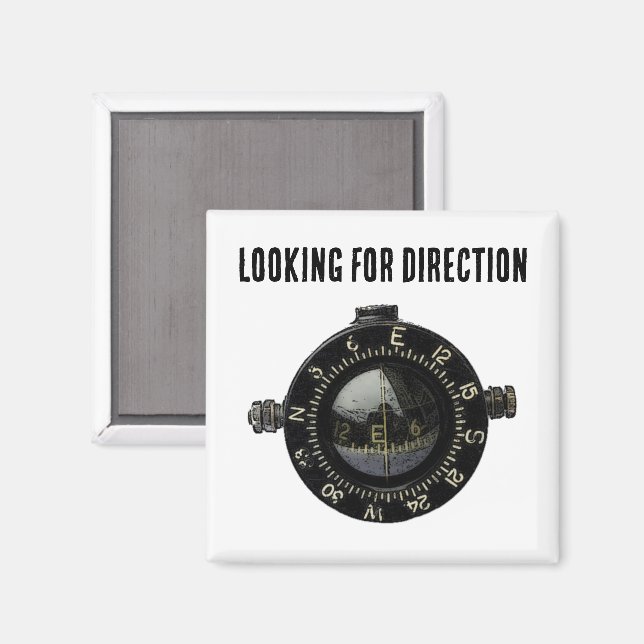 Imán Aventura militar de navegación por brújula de supe (Anverso/Reverso)