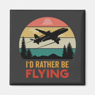 Imán Aventura para avión de viaje