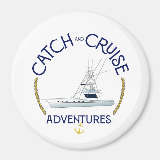 Imán Aventuras de captura y crucero Marlin Mujer 3" Mag