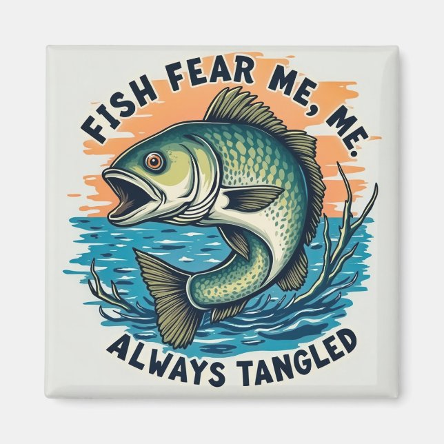 Imán Aventuras de Pesca Intrépida (Frente)