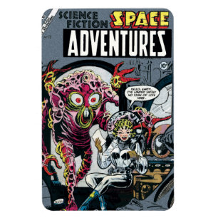 Imán Aventuras Espaciales #12 Divertido Cómic Retro de
