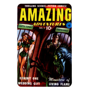 Imán Aventuras Increíbles #2 Cómic Retro de Ciencia Fic