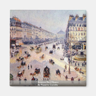 Imán Avenue De L'Opera By Pissarro Camilo