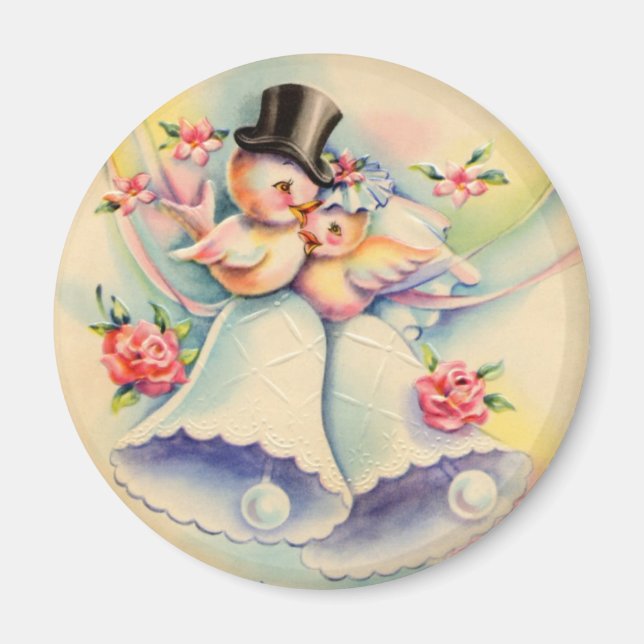 Imán Aves de amor (Frente)