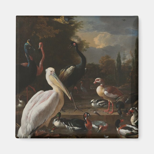 Imán Aves de arte fino (Frente)