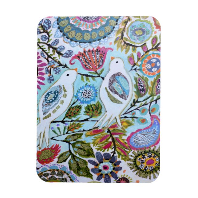 Imán Aves de papel I (Vertical)