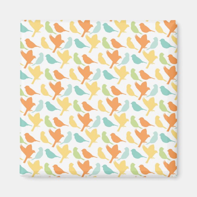 Imán Aves felices (Frente)