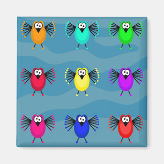 Imán Aves Funky