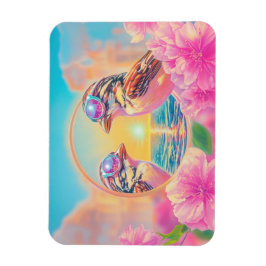 Imán Aves Guay con gafas de sol al atardecer