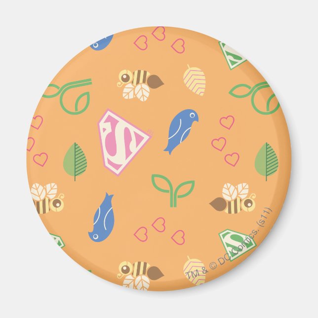 Imán Aves superchica y Naranja de abejas (Frente)