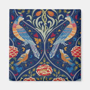 Imán Aves y flores, William Morris
