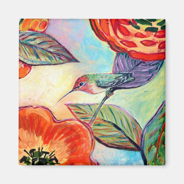 Imán Aves y mariposas no 6 (Frente)