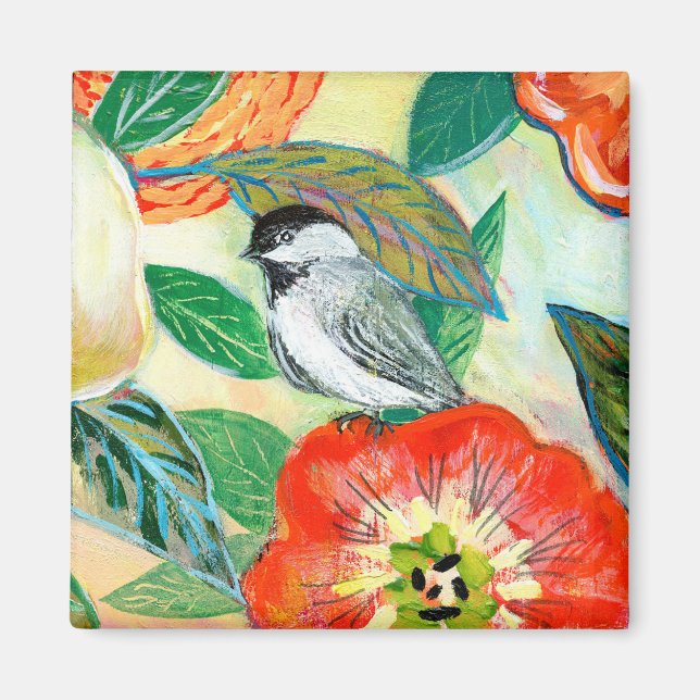 Imán Aves y mariposas no 8 (Frente)