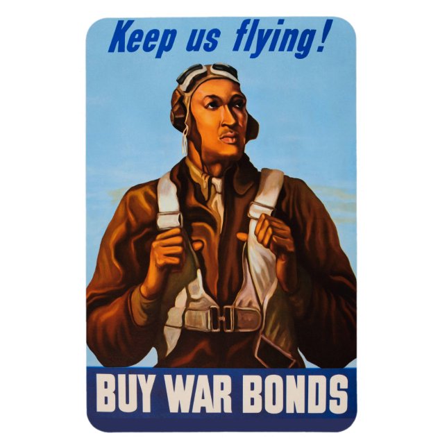 Imán Aviadores afroamericanos luchan contra pilotos de  (Vertical)