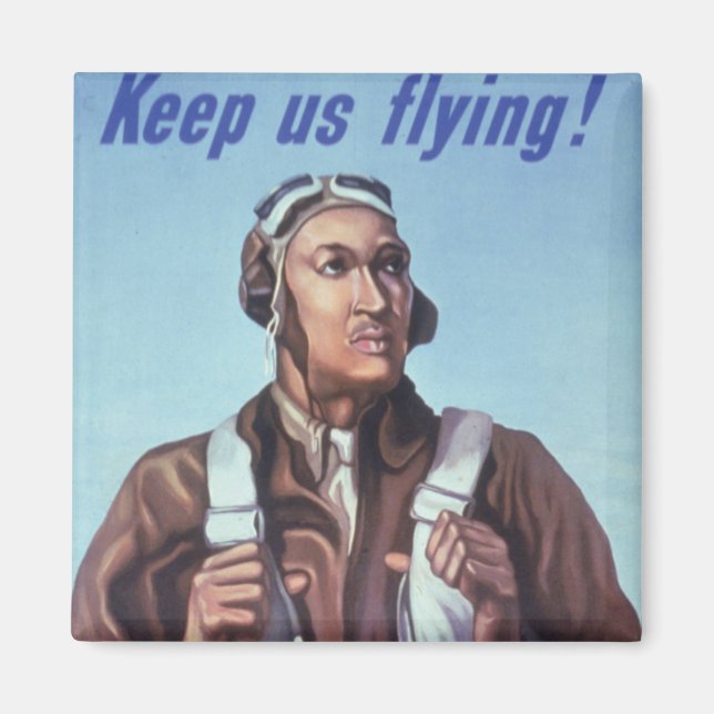 Imán Aviadores negros: Servicio militar de combate de l (Frente)