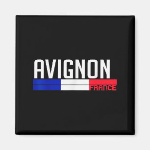 Imán Avignon Francia Bandera Recuerdo de Viaje Para Lug