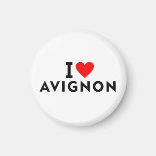 Imán Avignon Francia ciudad del amor corazón gusta viaj