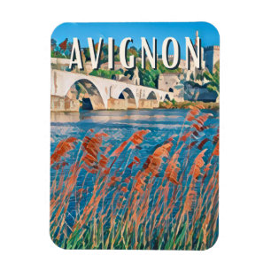 Imán Avignon Photo Vintage