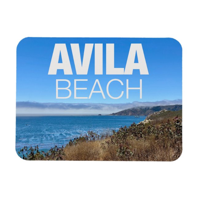 Imán Avila Beach California Photography Souvenir (Horizontal)