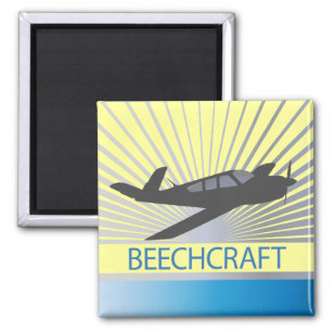 Imán Avión Beechcraft