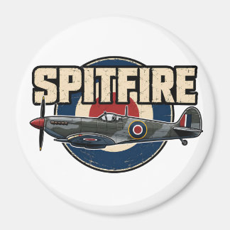 Imán Avión de combate Spitfire de la Segunda Guerra Mun