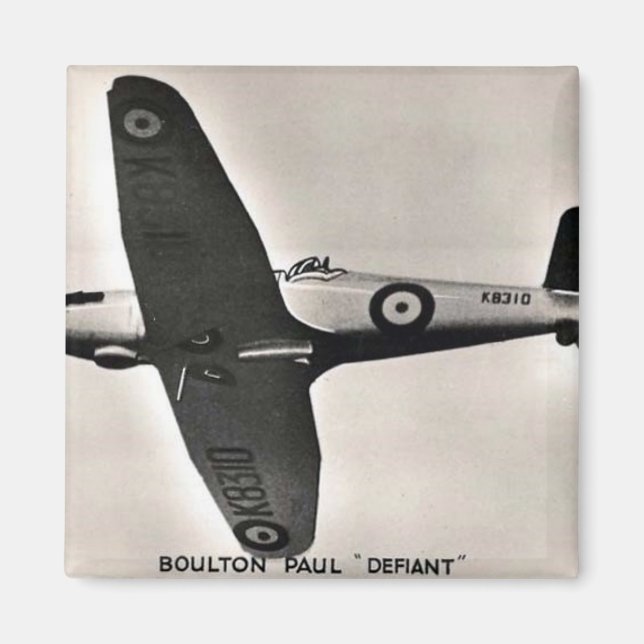 Imán Avión magnate - Boulton Paul Defiant (Frente)