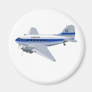 Imán avión personalizado