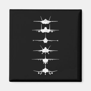 Imán Aviones de combate F-4 F-111 F-15 F-16 F-22 F-15