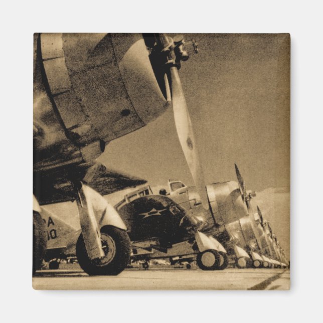 Imán Aviones de la Segunda Guerra Mundial (Frente)