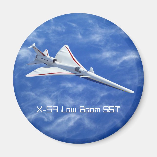 Imán Aviones subpersónicos X-59 de bajo auge (Frente)