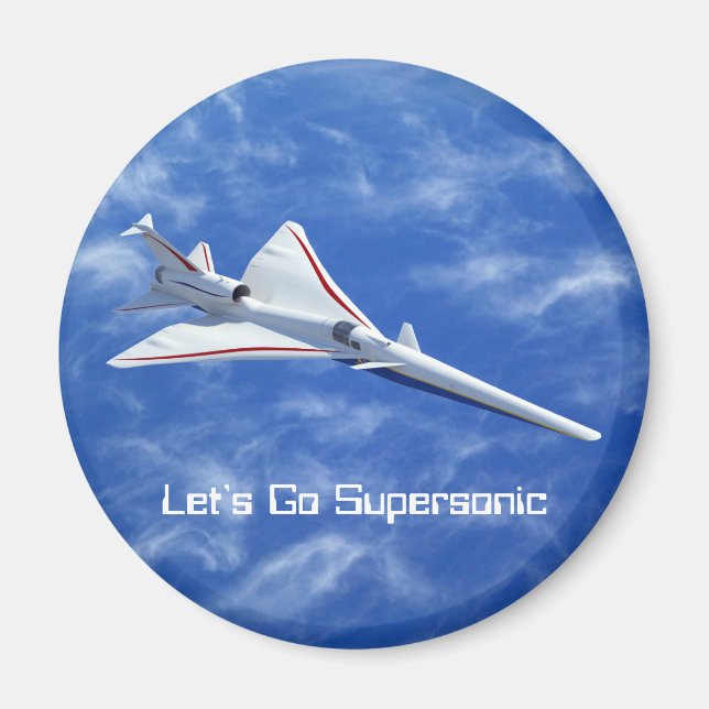 Imán Aviones subpersónicos X-59 de bajo auge (Frente)