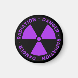 Imán Aviso de radiación púrpura