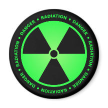 Aviso de radiación verde