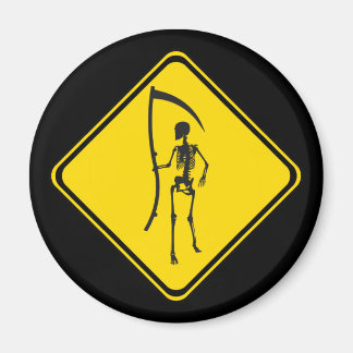 Imán Aviso: ¡Grim Reaper Por Delante!