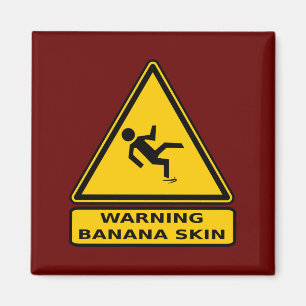 Imán Aviso: Piel bananera