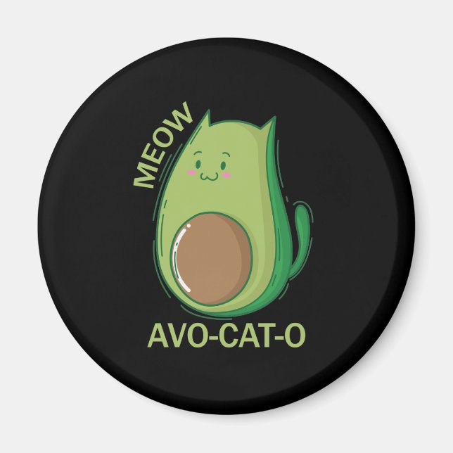 Imán Avocado Katzen Avo-Cat-O (Frente)