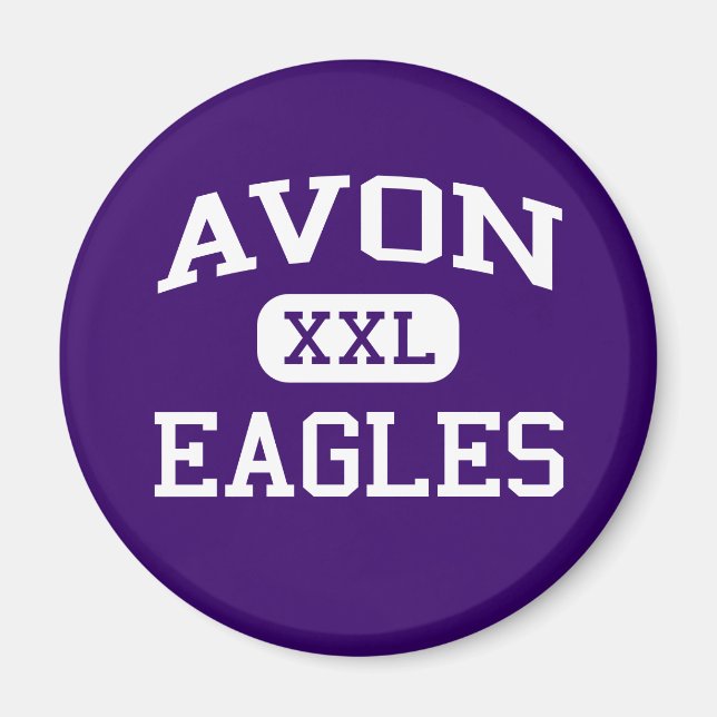 Imán Avon - Águilas - Escuela secundaria Avon - Avon Oh (Frente)