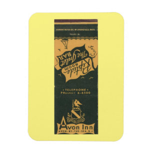 Imán Avon by the Sea NJ, Avon Inn 1950 Matchbook