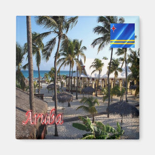 Imán AW - Aruba - Playa Manchebo