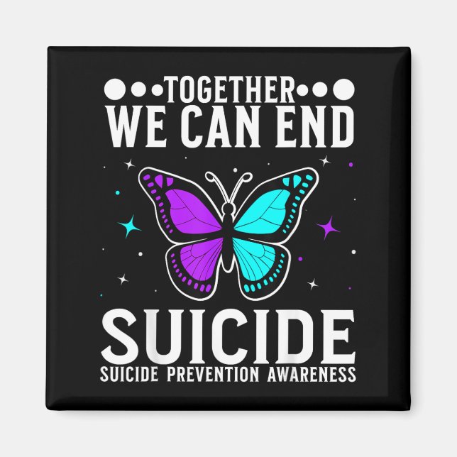 Imán Awareness Support Prevention Awareness Women (Frente)