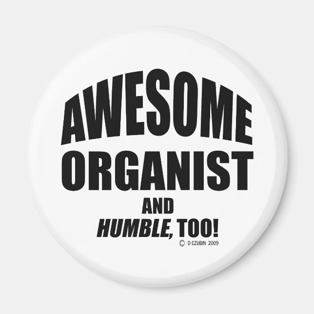 Imán Awesome Organist (Frente)