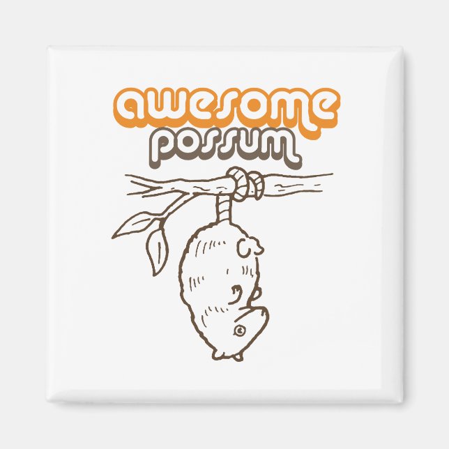 Imán Awesome Possum (Frente)