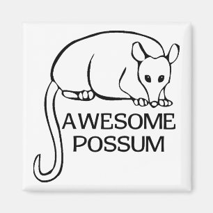 Imán Awesome Possum