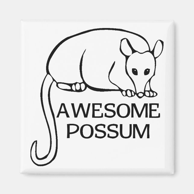 Imán Awesome Possum (Frente)