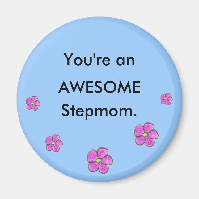 Imán Awesome Stepmom (Frente)