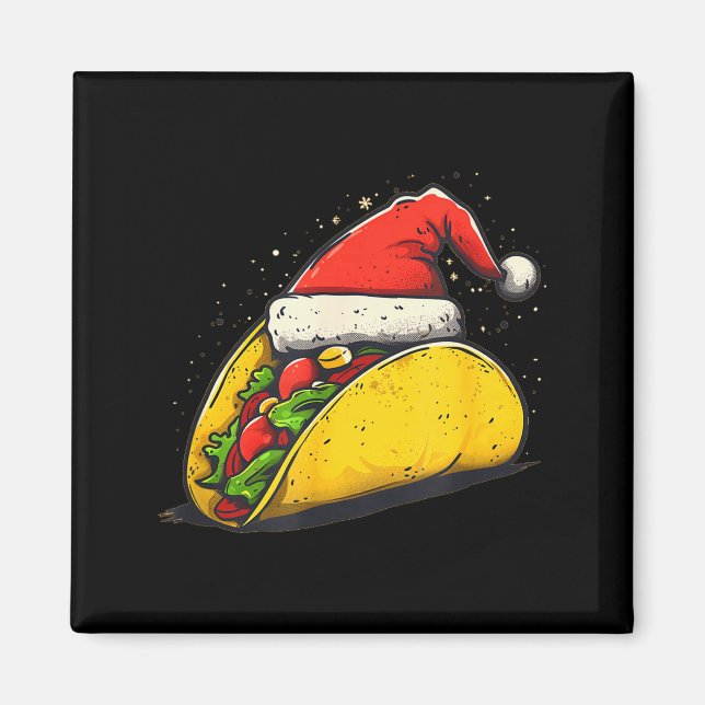Imán Awesome Taco Outfit For Xmas Tacos Lovers  (Frente)