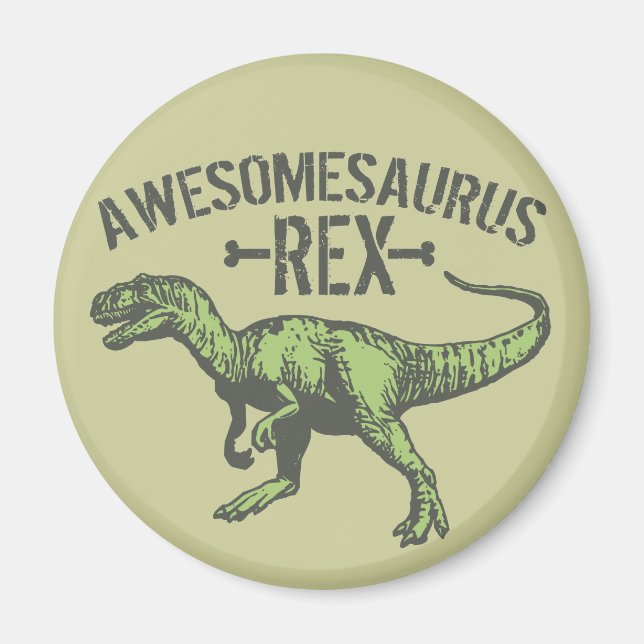 Imán Awesomesaurus Rex (Frente)